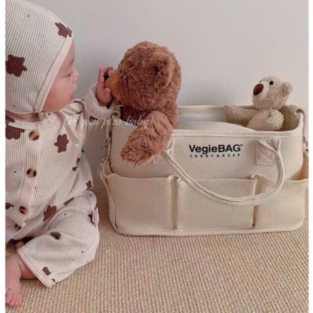 日本Vegiebag帆布大容量媽媽包：圖片 2