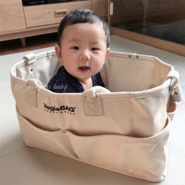 日本Vegiebag帆布大容量媽媽包：圖片 3
