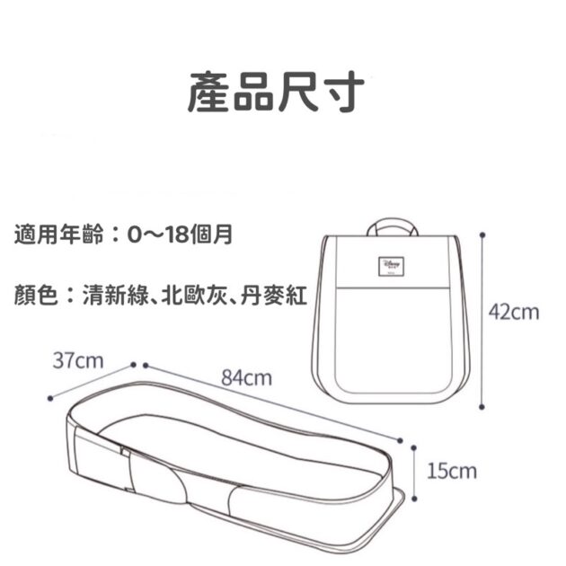 迪士尼外便攜嬰兒床 折疊床中床媽媽包：圖片 9