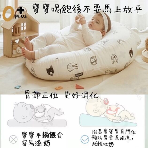 韓版🇰🇷餵奶枕哺乳枕 防嗆奶睡墊：圖片 3