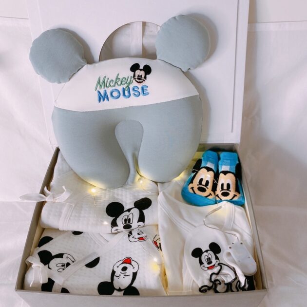 1 gift set客製米奇禮盒 滿月禮 初生嬰兒禮盒 賀禮