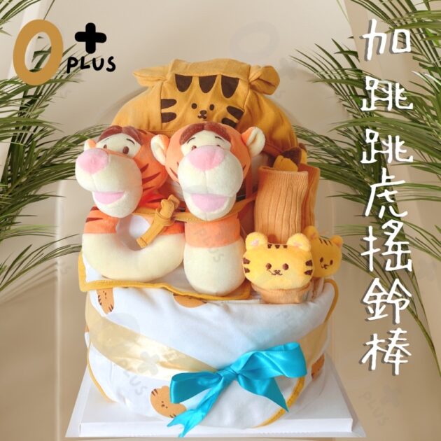 1 gift set客製尿布蛋糕 滿月禮 寶寶禮：圖片 2