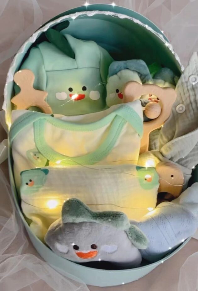 1 gift set客製新生兒禮盒 安撫巾禮盒：圖片 5