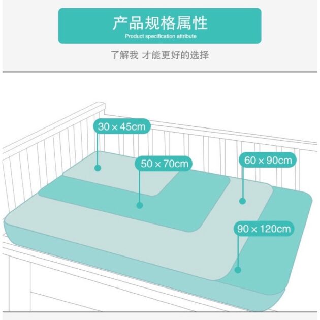 竹纖維嬰兒隔尿墊  嬰兒床保潔墊：圖片 8