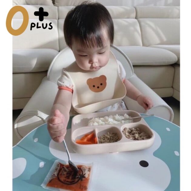 立體矽膠圍兜 防落食口袋圍兜：圖片 8