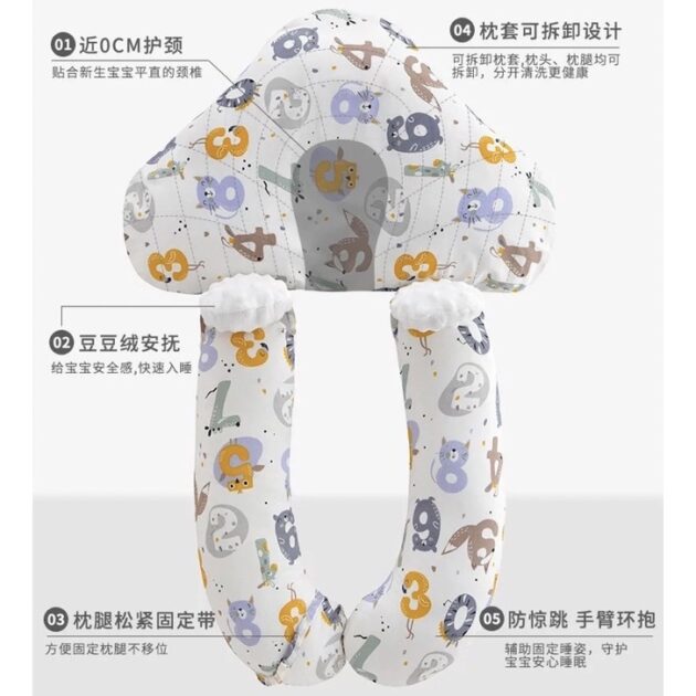 嬰兒安撫枕 防驚嚇防夜哭定型枕：圖片 3