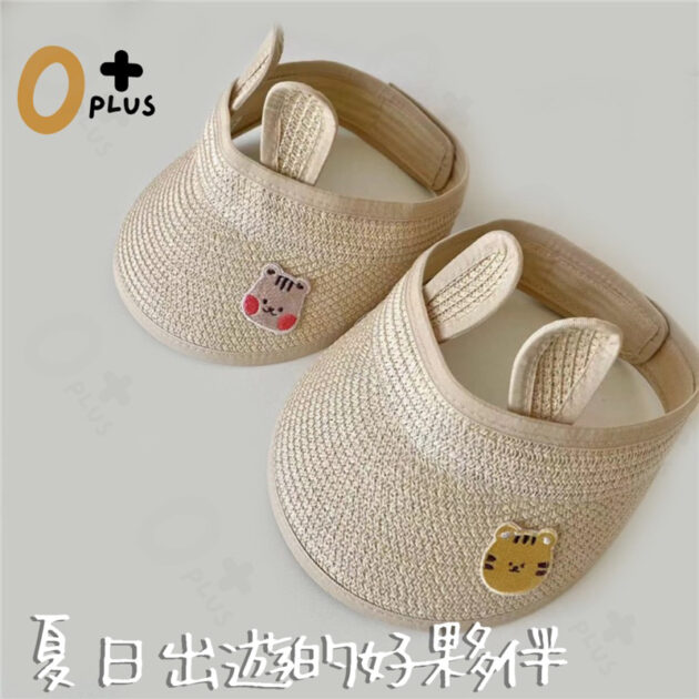 兒童防曬帽 寶寶遮陽帽 草帽：圖片 2