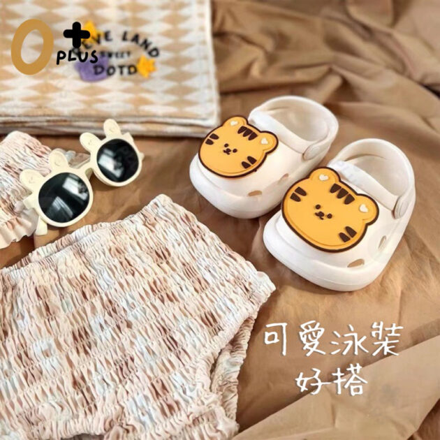 兒童洞洞鞋 包頭拖鞋 兒童涼鞋 - Image 9