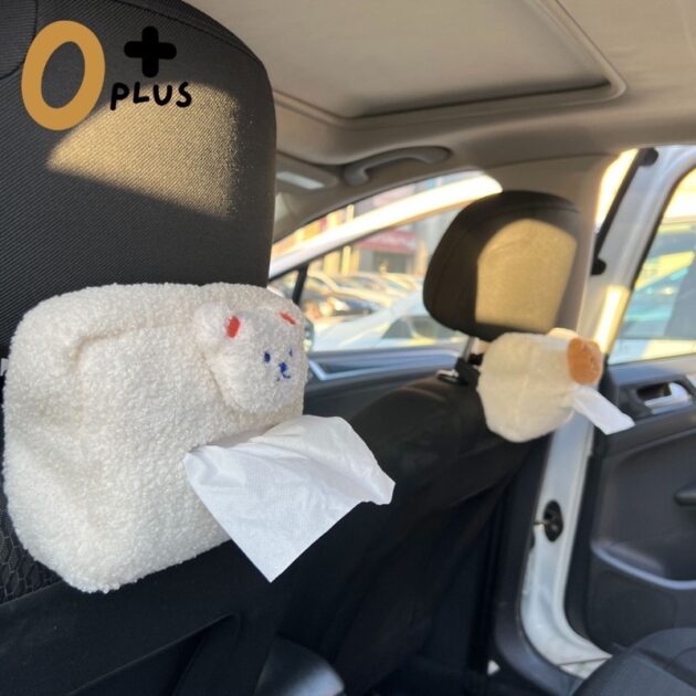 小熊面紙盒  車用紙巾袋 濕紙巾套：圖片 8