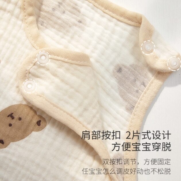 紗布嬰兒防踢被 寶寶肚圍：圖片 7