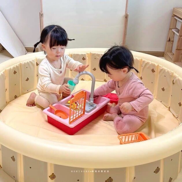 半充氣兒童遊戲池 寶寶圍欄