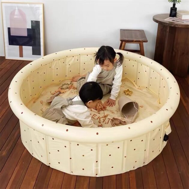 半充氣兒童遊戲池 寶寶圍欄：圖片 3
