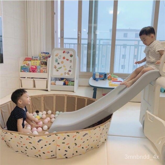 折疊兒童游泳池 兒童遊戲圍欄：圖片 2