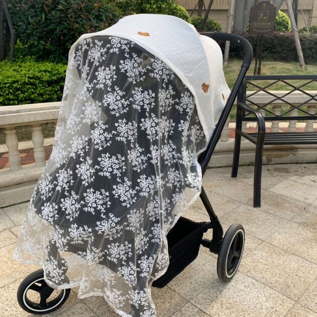 刺繡嬰兒推車蚊帳 遮光蚊帳：圖片 5