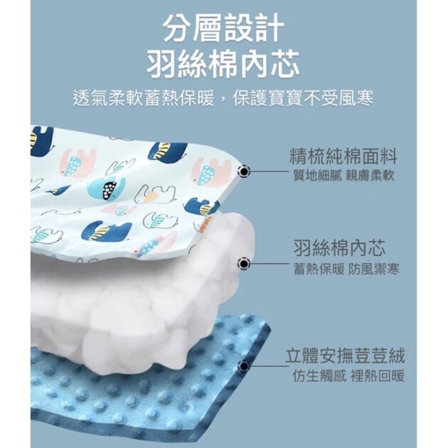 嬰兒荳荳安撫抱巾 寶寶抱被：圖片 2