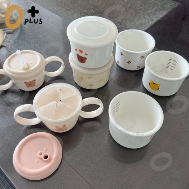 兩用水杯零食碗 寶寶學飲杯 兒童水杯：圖片 7